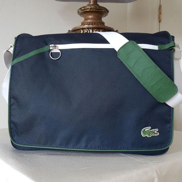 Lacoste Other - EUC Lacoste canvas messenger crossbody bag